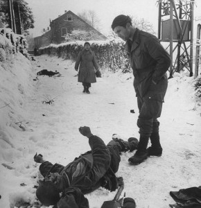 Soldat americain bataille ardennes 1945