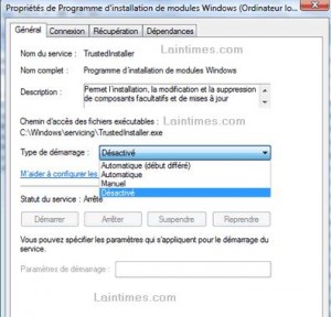 Service TrustedInstaller Windows 7