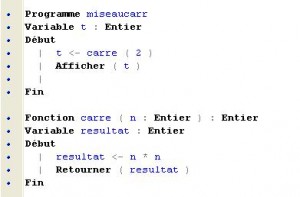 fonction algorithmique