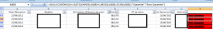 aperçu formualire excel comparaison date