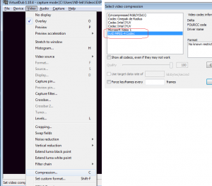 compression virtualdub video