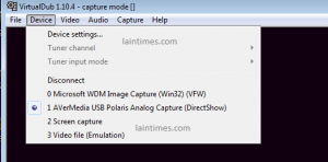 option device virtualdub