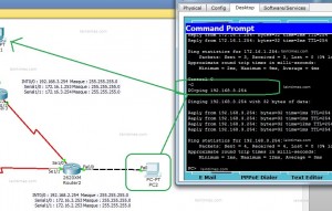 2 ping sucess entre client avec ospf