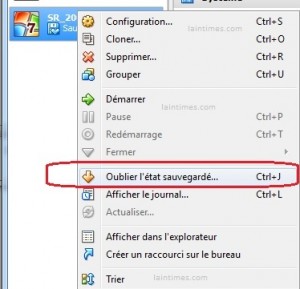 4 etat sauvegarde vm