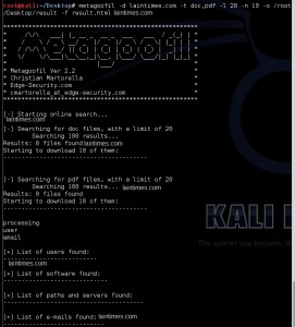 metagoofil laintimes