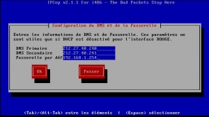 vmware ipcop interface rouge adressage dns paserelle