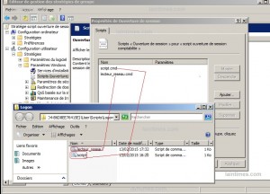 3 configuration finale des propriétés d'ouverture de session