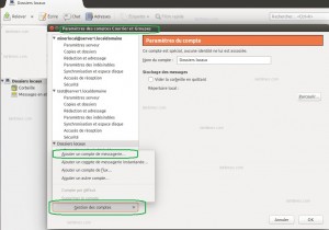 08 configuration thunderbird pour nouveau compte